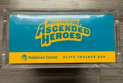 Pokemon Center Ascended Heroes ETB Elite Trainer Box & Acrylic Case - New Sealed - Image 3