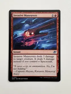 Invasive Maneuvers MTG Magic the Gathering Card NM Near Mint EOE - Image 1