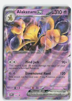 Alakazam ex 050 Holo Promo Scarlet & Violet Promo Pokemon Near Mint - Image 1