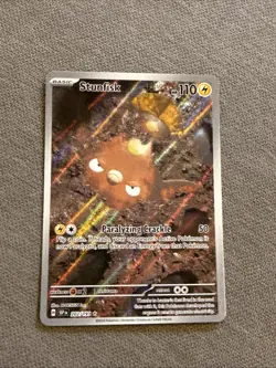 Stunfisk 202/191 Illustration Rare Surging Sparks Pokemon Card - Image 1