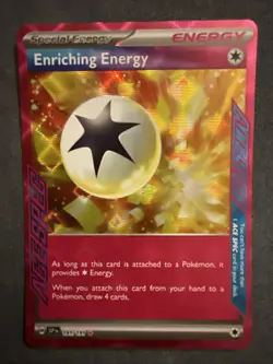 Pokemon TCG Enriching Energy 191/191 Surging Sparks Ace Spec Trainer - Image 1