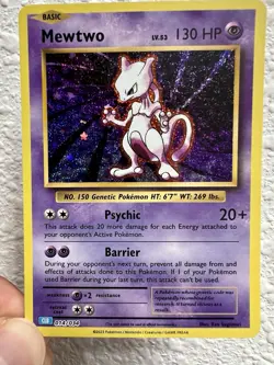 Pokemon Mewtwo 14 Classic Collection Holo Card - Image 1