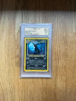 Umbreon 1st Edition Neo Discovery Gold Standard Grading 2.5 - Pokemon - Image 4