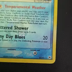 Pokemon Rain Castform 23/101 Hidden Legends Rare Reverse Holo 2004 - Image 4