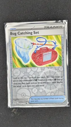 SV: Prismatic Evolutions #102/131 Bug Catching Set Reverse Holo - Image 1