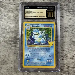 Pokemon Blastoise Celebrations Classic Collection 2/102 Holo CGC Pristine 10 - Image 1