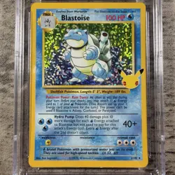 Pokemon Blastoise Celebrations Classic Collection 2/102 Holo CGC Pristine 10 - Image 4