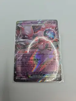 Pokemon TCG - Team Rocket's Mewtwo ex 081/182 NM Double Rare Destined Rivals 2 - Image 1