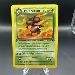 Dark Gloom 36/82 1st Edition Team Rocket Non-Holo NM - Image 1