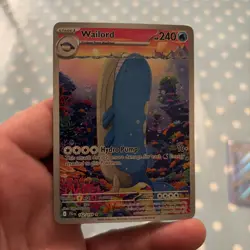 Wailord 162/159 - Illustration Rare - SV09: Journey Together - Pokemon TCG - Image 1