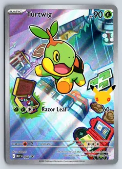 Turtwig - 040 040 Holo P ME: Mega Evolution Promo Pokemon NM - Image 1