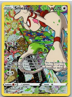 Smeargle TG10/TG30 Holo Silver Tempest Trainer Gallery Pokemon NM - Image 1