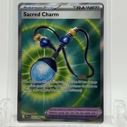 Pokemon TCG Phantasmal Flames Sacred Charm #122/094 Ultra Rare NM - Image 1