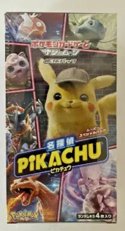 Pokemon Detective Pikachu Movie Special Pack Box Japanese Pokemon TCG - Image 1