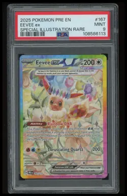 PSA 9 - Prismatic Evolutions EEVEE Ex 167 - Special Illustration Rare - Image 1