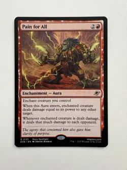 Pain for All MTG Magic the Gathering Card NM Near Mint EOE - Image 1