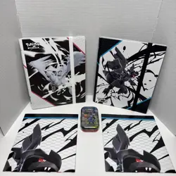 Pokemon TCG Ascended Heroes Mini Tin Black Bolt/White Flare Binders/Posters Lot! - Image 1