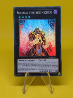 Brotherhood of the Fire Fist - Tiger King (FIGA-EN027) - Super Rare 1st Edition - Image 1