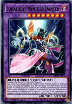 Lunalight Panther Dancer LED4-EN053 Yugioh 1st Edition Lightly played - Image 1
