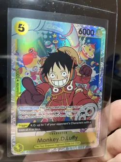 One Piece TCG Monkey D. Luffy OP07-109 SR NM English 500 Years in the Future - Image 1