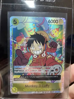 One Piece TCG Monkey D. Luffy OP07-109 SR NM English 500 Years in the Future - Image 4