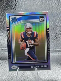 2024 Donruss Optic Joe Milton Holo Rated Rookie RC #255 Silver Prizm - Image 1