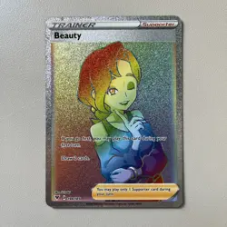 Pokemon Beauty 194/185 Rainbow Rare Sword & Shield: Vivid Voltage NM - Image 1