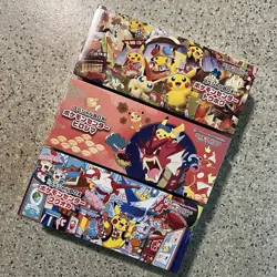 Pokemon Center Tohoku Hiroshima Fukuoka Special Box Set w/shrink Japanese New - Image 1