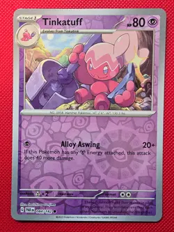 Tinkatuff - 084/182 - Reverse Holo - Paradox Rift PAR - EN Pokemon Card - NM - Image 1
