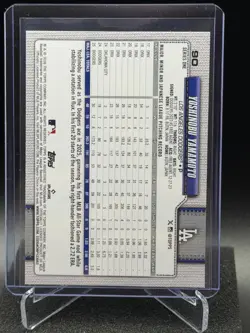 Yoshinobu Yamamoto 2026 Topps Pink Holo Foil #90 - Los Angeles Dodgers (PR: 800) - Image 2