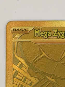 Mega Zygarde EX GOLD 124/088 ME03: Perfect Order Hyper Rare Pokemon Card NM/MINT - Image 3