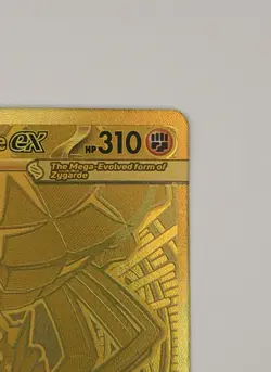 Mega Zygarde EX GOLD 124/088 ME03: Perfect Order Hyper Rare Pokemon Card NM/MINT - Image 4