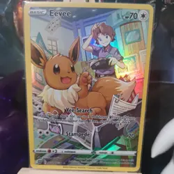 Eevee TG11/TG30 Brilliant Stars Trainer Gallery Ultra Rare Pokemon Card - Image 2