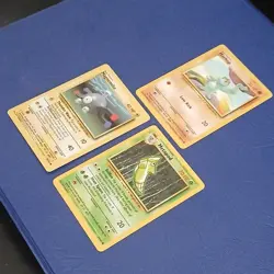 WOTC Pokemon TCG Vintage Base Set Card Lot - Machop, Magnemite, Metapod LP/NM - Image 3