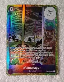 One Piece Mamaragan OP15-078 Sky Island Event Holo Card - Image 1