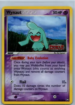Pokemon Card - Wynaut Power Keepers 70/108 Common Reverse Holo Stamped - Image 1