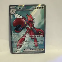 Scizor ex [Ultra Rare] - 195/162 - Temporal Forces NM Pokemon TCG Holo Rare Card - Image 3