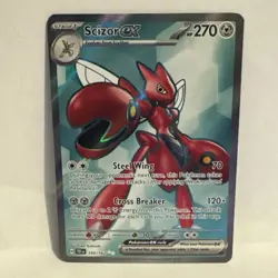 Scizor ex [Ultra Rare] - 195/162 - Temporal Forces NM Pokemon TCG Holo Rare Card - Image 4