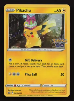 Pikachu - SWSH234 Promo SWSH: Sword & Shield Promo Cards NM 2019 - Image 1