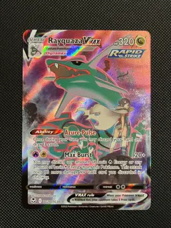 Pokemon TCG Rayquaza VMAX Silver Tempest Trainer Gallery TG20/TG30 - NM - Image 1