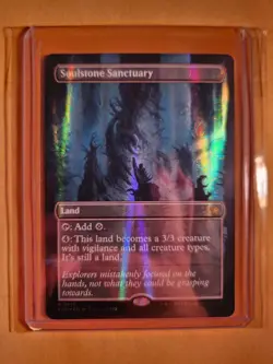 MT Authentic Soulstone Sanctuary Borderless Mana Foil Foundations #0416 Rare MTG - Image 3