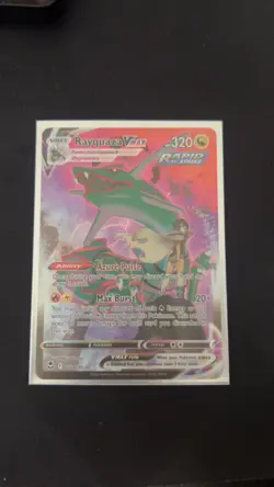 Pokemon TCG Rayquaza VMAX Silver Tempest Trainer Gallery TG20/TG30 NM - Image 1