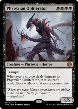 Magic The Gathering: Phyrexian Obliterator, Promo Pack: Phyrexia All Will Be One - Image 1
