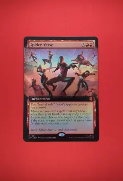 Spider Verse mtg Mythic Extended Foil 0263 Spider-Man Magic: The Gathering - Image 1