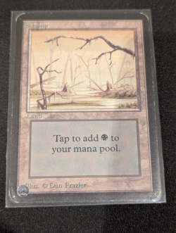Swamp - Alpha - Land - LP - MTG - Magic the Gathering - Basic Land - Image 1