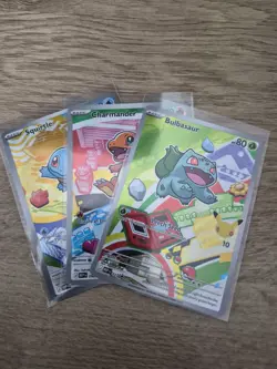 💥 Pokemon TCG: First Partner Illustration Collection Series 1 - Kanto GEN 1 set - Image 1