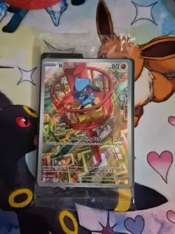 Riolu MEP010 Pokemon Mega Evolution ETB Black Star Promo Sealed Box Fresh! - Image 1