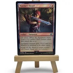 MTG Magic The Gathering Warrior’s Sword FOIL #169 Universes Beyond Final Fantasy - Image 1