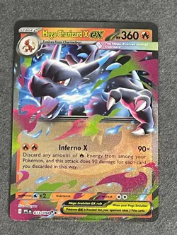 Mega Charizard X ex (#013/094) - Holofoil ME - Phantasmal Flames NM Pokemon - Image 1