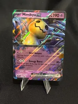 Mimikyu ex Scarlet & Violet Black Star Promos SVP:004 Holo Promo Pokemon TCG NM - Image 1
